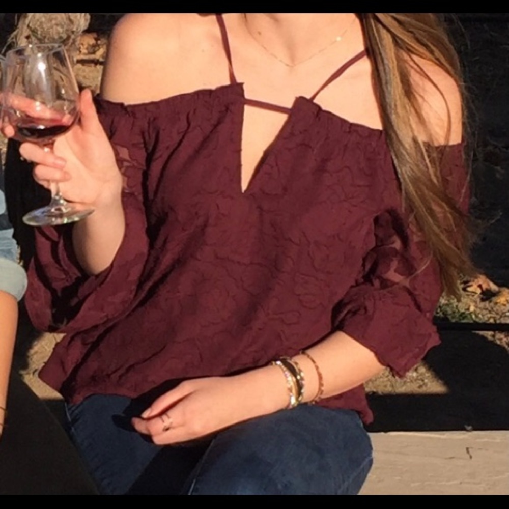 Leith (Nordstrom) Off the Shoulder Blouse